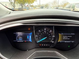 2015 Ford Fusion Hybrid Titanium - Interior Dashboard With Vehicle Running Image